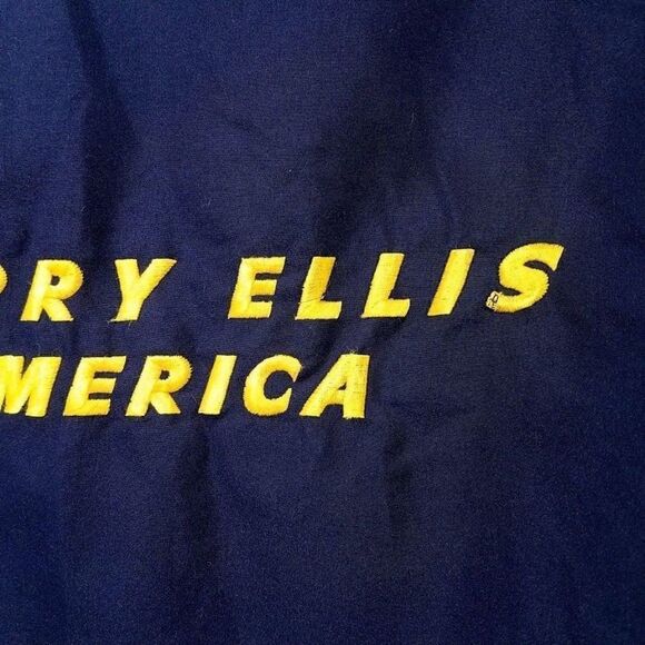 Perry Ellis America Windbreaker Jacket Vintage 90s Spell Out Mens Size Large - Picture 4 of 6